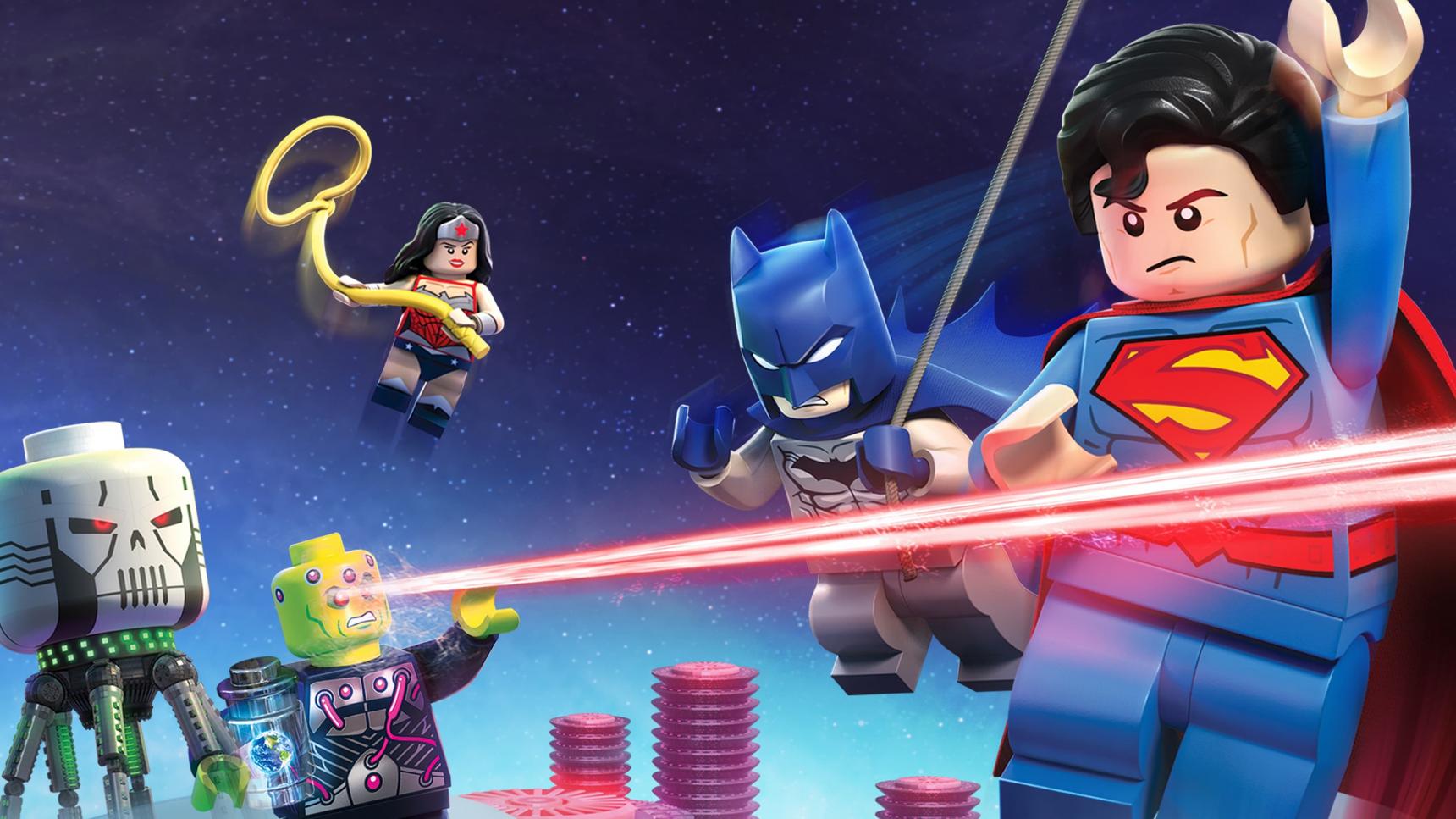 Fondo de pantalla de la película LEGO DC Comics Super Heroes: La liga de la justicia - La invasión de Brainiac en Cliver.tv gratis