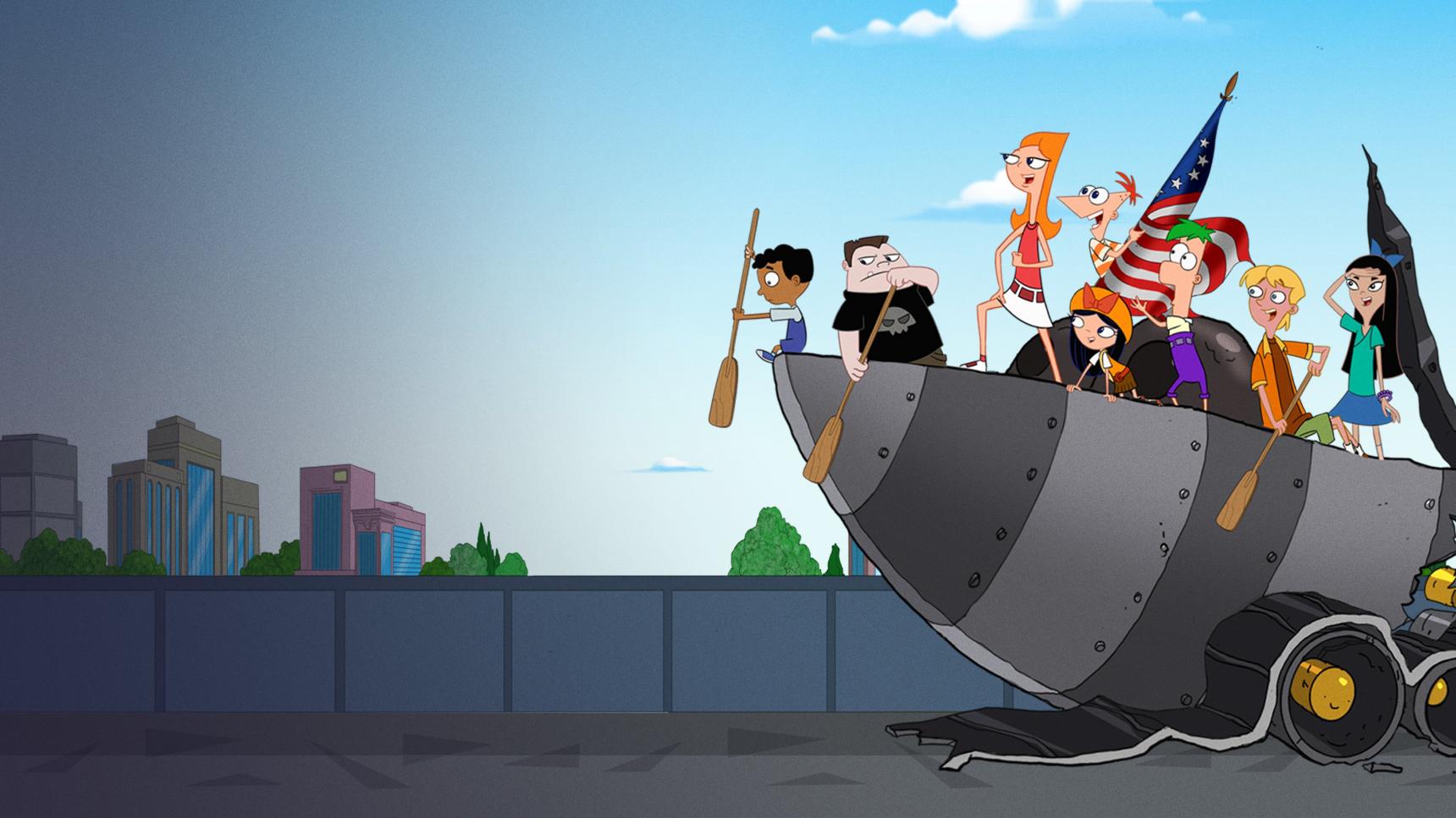 Fondo de pantalla de la película Phineas y Ferb, La Película: Candace Contra El Universo en Cliver.tv gratis