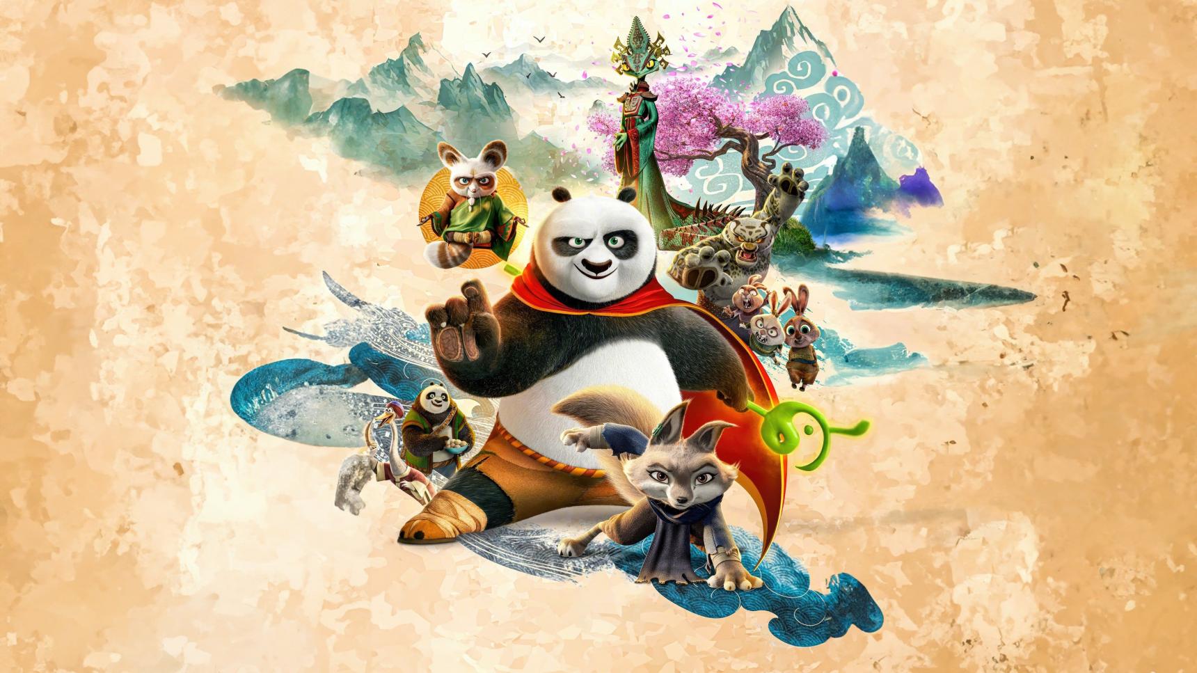 Fondo de pantalla de la película Kung Fu Panda 4 en Cliver.tv gratis